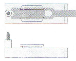 Доработка стрелки для пишущего узла УПС-04М