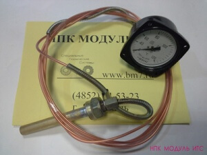 Термометр манометрический показывающий виброустойчивый ТКП-60/3М2